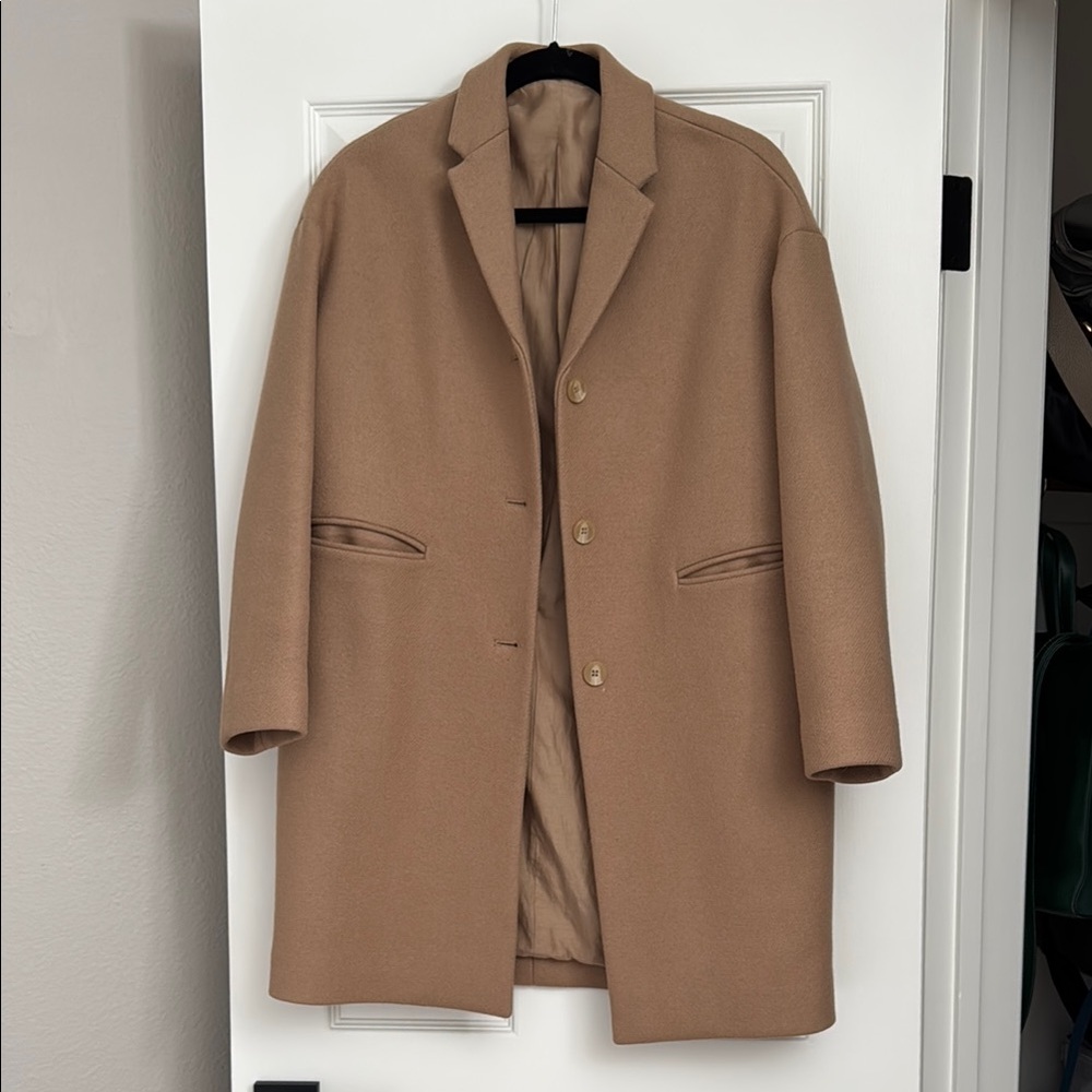 Everlane Camel Wool Blend Coat